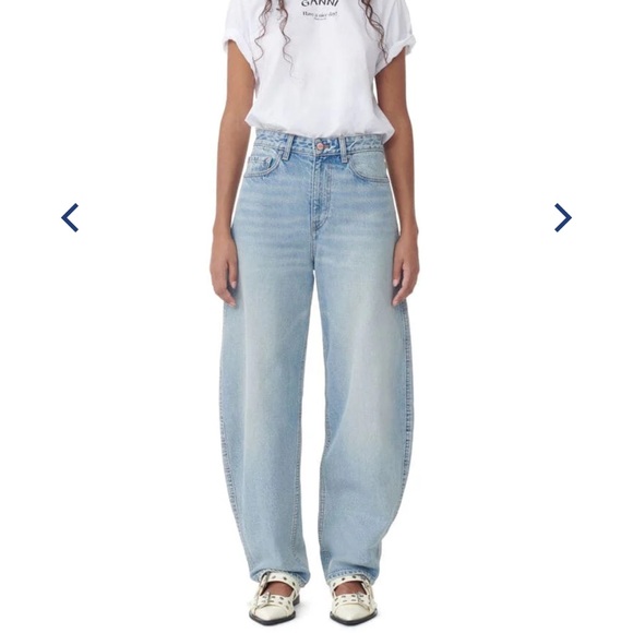 Ganni denim stary jeans - Picture 4 of 7